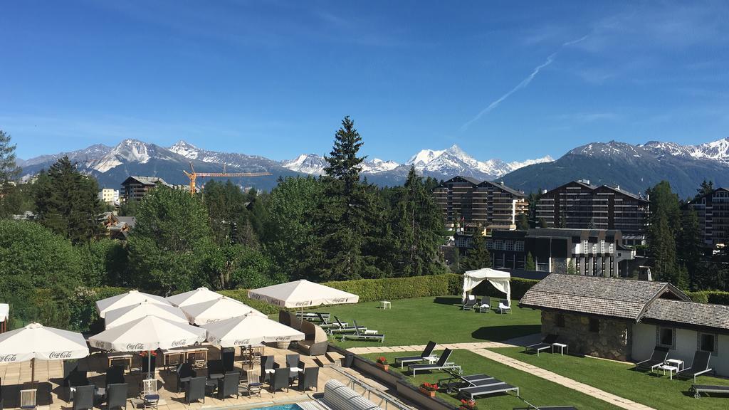 Apartment 24 Hotel Etrier Pool & Spa Crans-Montana Luaran gambar